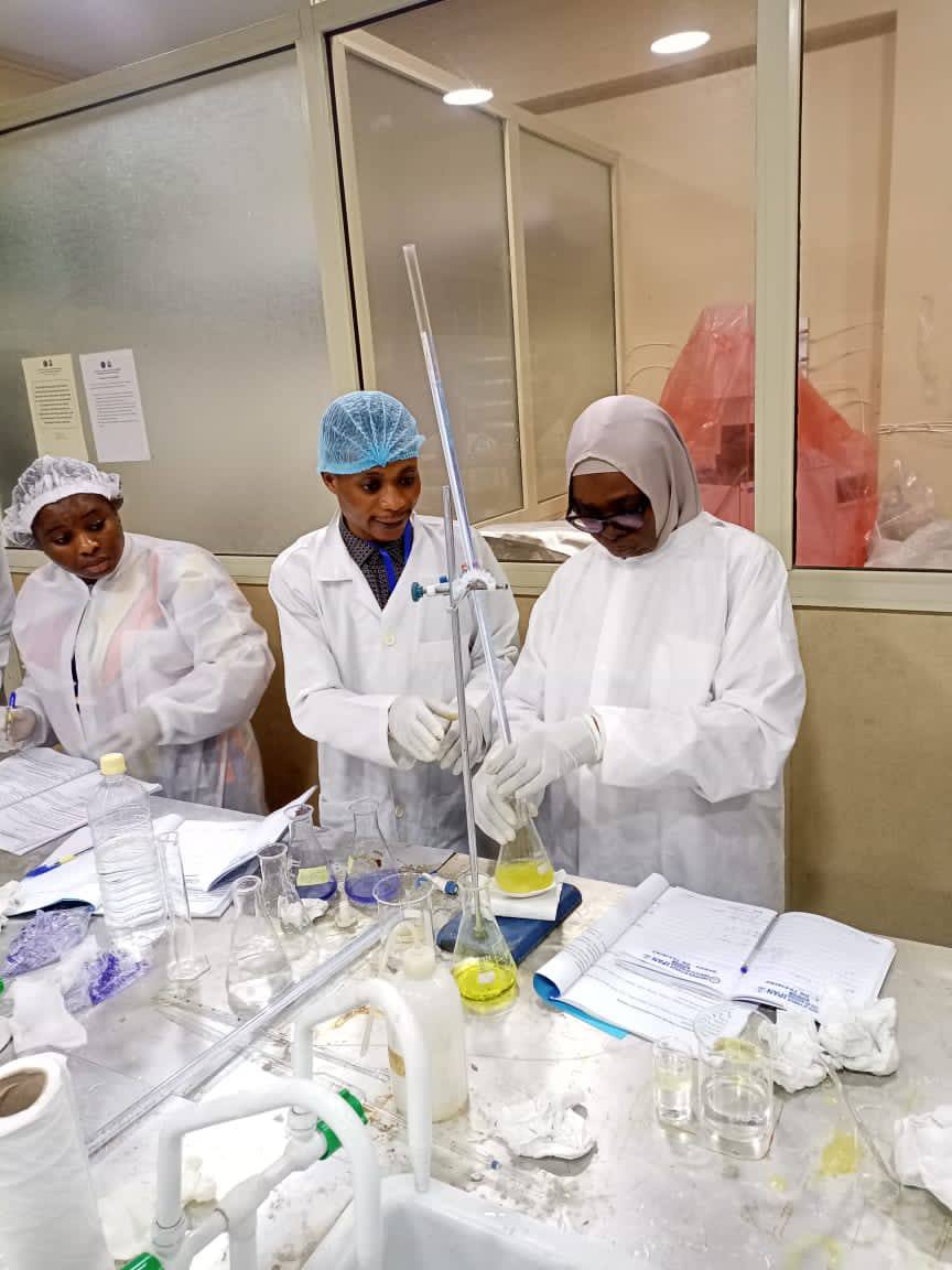 Congratulations to our Chief Analyst Alhaja Kabirah Ajani on the successful completion of the Institute of Public Analysts of Nigeria four day training on water and waste water analysis.
#EatHalal #BuyHalal Congratulations to our Chief Analyst Alhaja Kabirah Ajani on the successful completion of the Institute of Public Analysts of Nigeria four day training on water and waste water analysis.
#EatHalal #BuyHalal