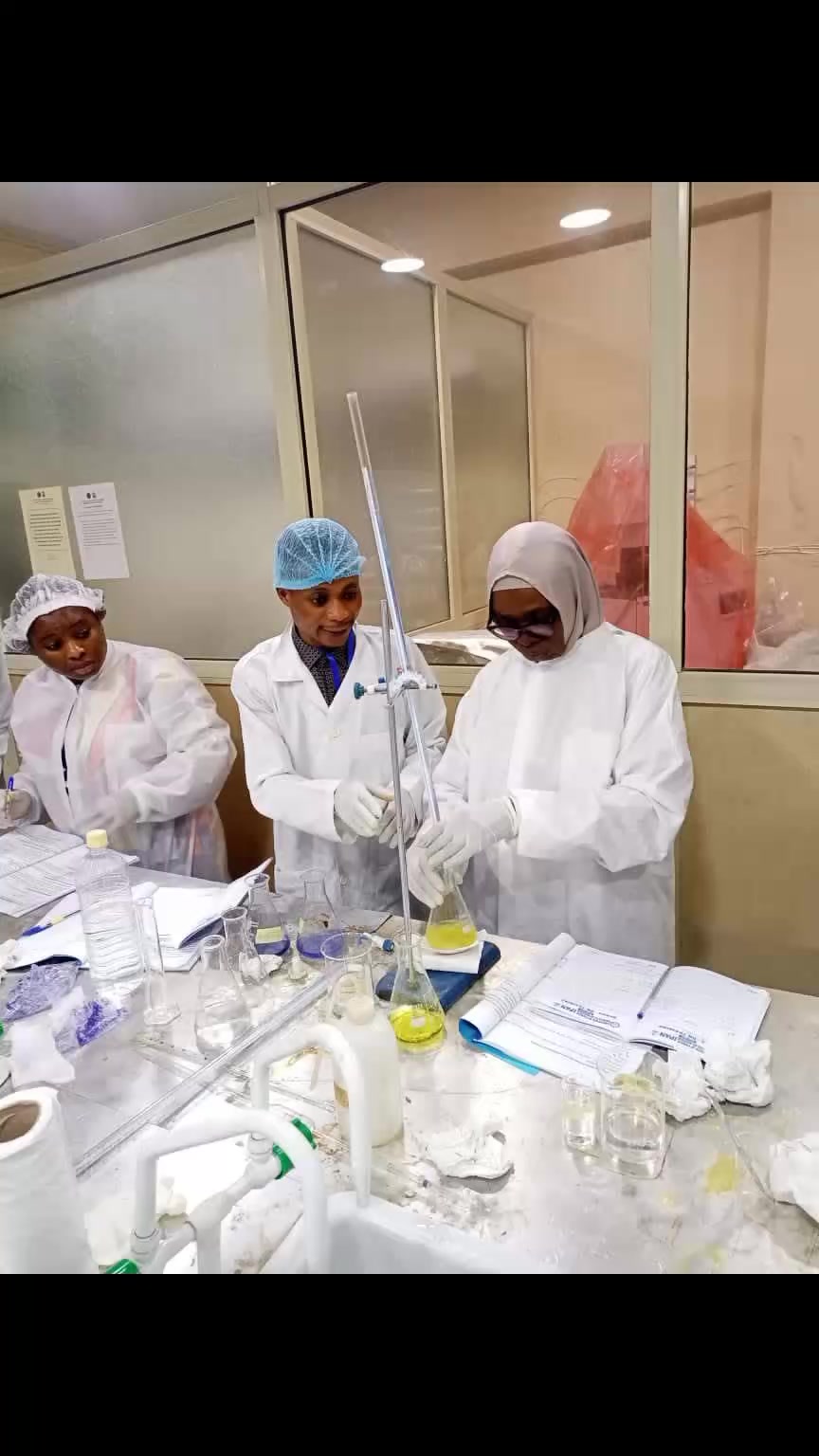 Congratulations to our Chief Analyst Alhaja Kabirah Ajani on the successful completion of the Institute of Public Analysts of Nigeria four day training on water and waste water analysis.
#EatHalal #BuyHalal Congratulations to our Chief Analyst Alhaja Kabirah Ajani on the successful completion of the Institute of Public Analysts of Nigeria four day training on water and waste water analysis.
#EatHalal #BuyHalal